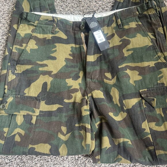 Fashion Nova Oversized Cadet Camo Pants - Picture 2 of 6